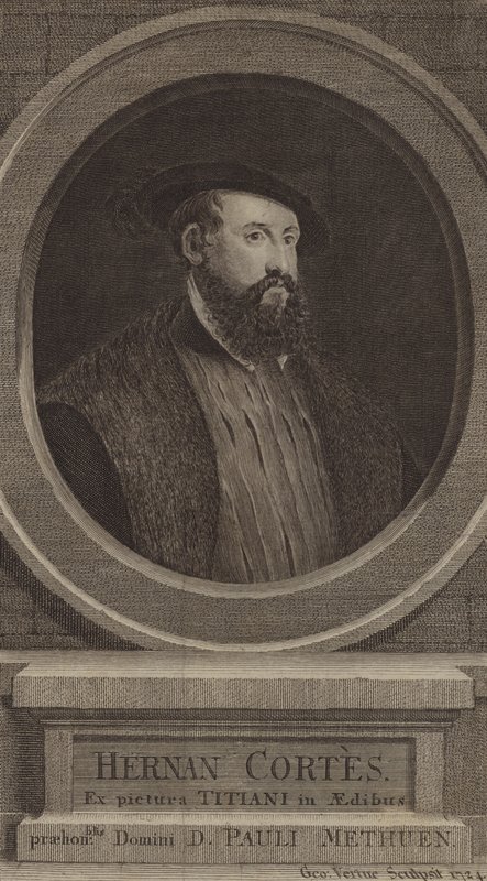 Hernan Cortes spanyol hódító alkotó: George after Vertue