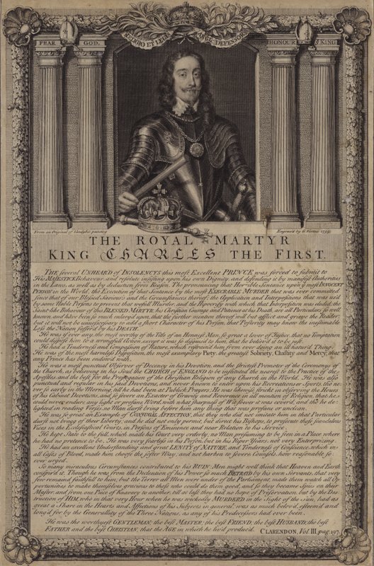 A királyi vértanú I. Károly király alkotó: George after Vertue