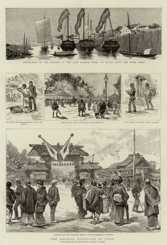 A tokiói japán kiállítás alkotó: Georges Ferdinand Bigot