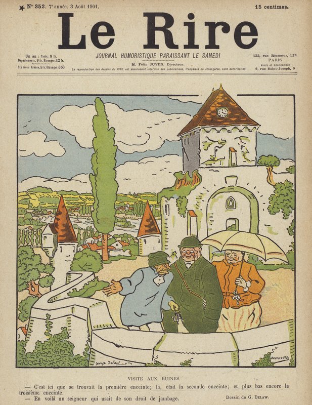 Illusztráció Le Rire alkotó: Georges Delaw