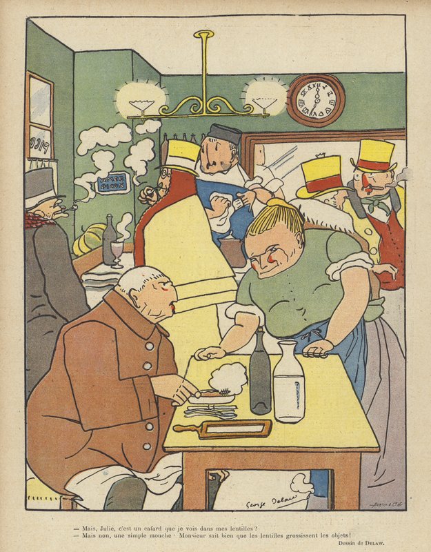Illusztráció Le Rire alkotó: Georges Delaw