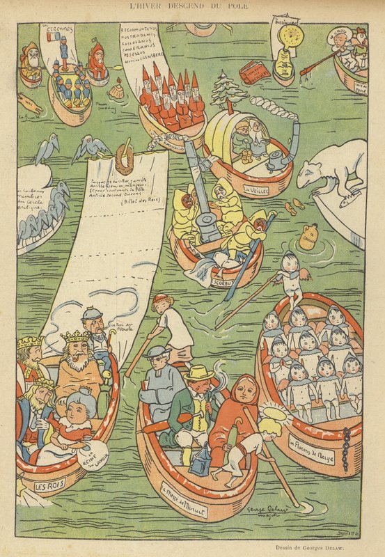 Illusztráció Le Rire alkotó: Georges Delaw