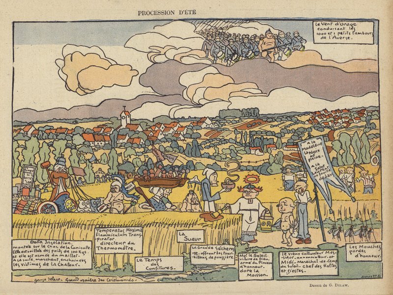 Illusztráció Le Rire alkotó: Georges Delaw