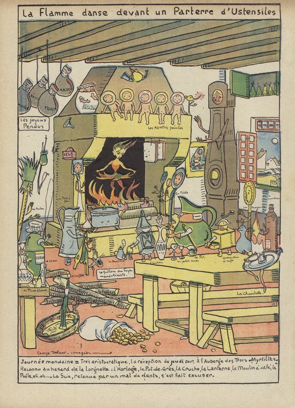 Illusztráció Le Rire alkotó: Georges Delaw