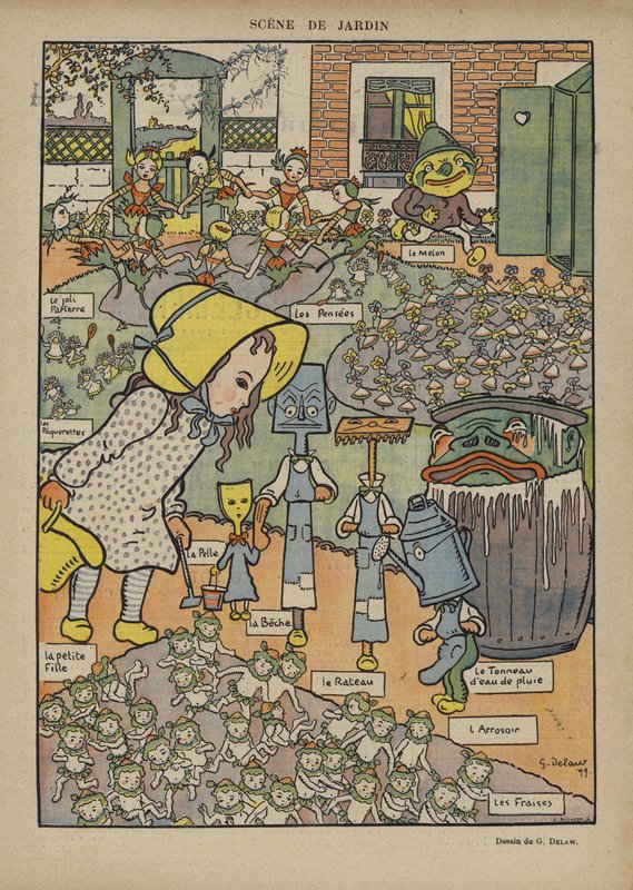 Illusztráció Le Rire alkotó: Georges Delaw