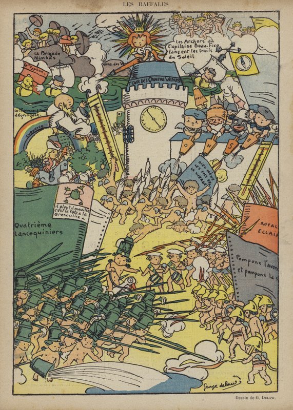 Illusztráció Le Rire alkotó: Georges Delaw
