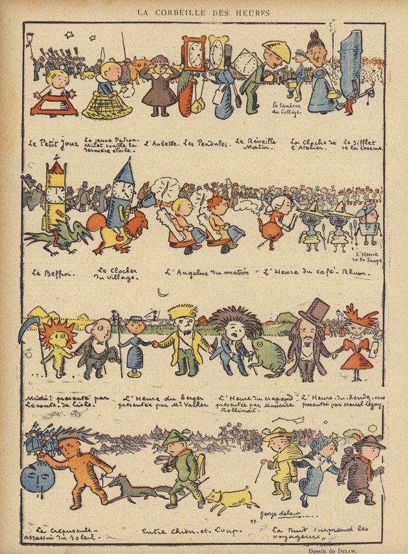 Illusztráció Le Rire alkotó: Georges Delaw