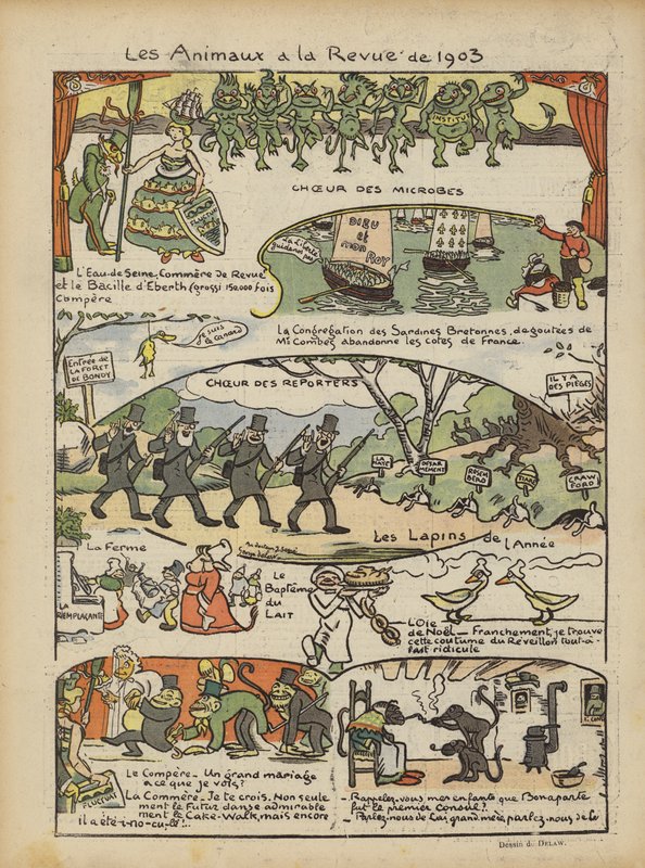 Illusztráció Le Rire alkotó: Georges Delaw