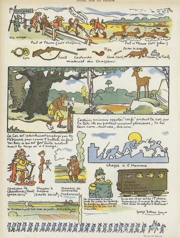 Illusztráció Le Rire alkotó: Georges Delaw