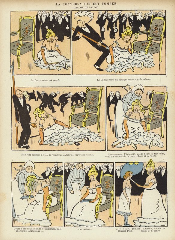 Illusztráció Le Rire alkotó: Georges Delaw