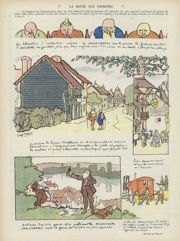 Illusztráció Le Rire alkotó: Georges Delaw