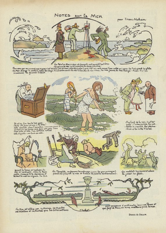 Illusztráció Le Rire alkotó: Georges Delaw