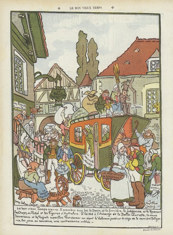 Illusztráció Le Rire alkotó: Georges Delaw