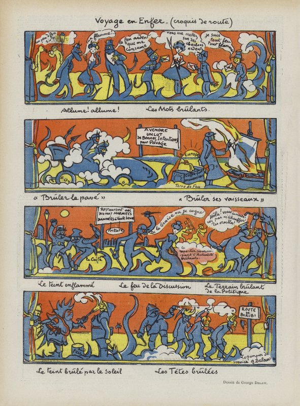 Illusztráció Le Rire alkotó: Georges Delaw