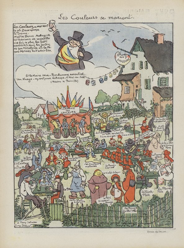 Illusztráció Le Rire alkotó: Georges Delaw
