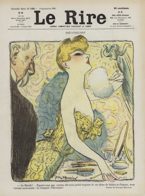 Illusztráció Le Rire alkotó: Georges Meunier