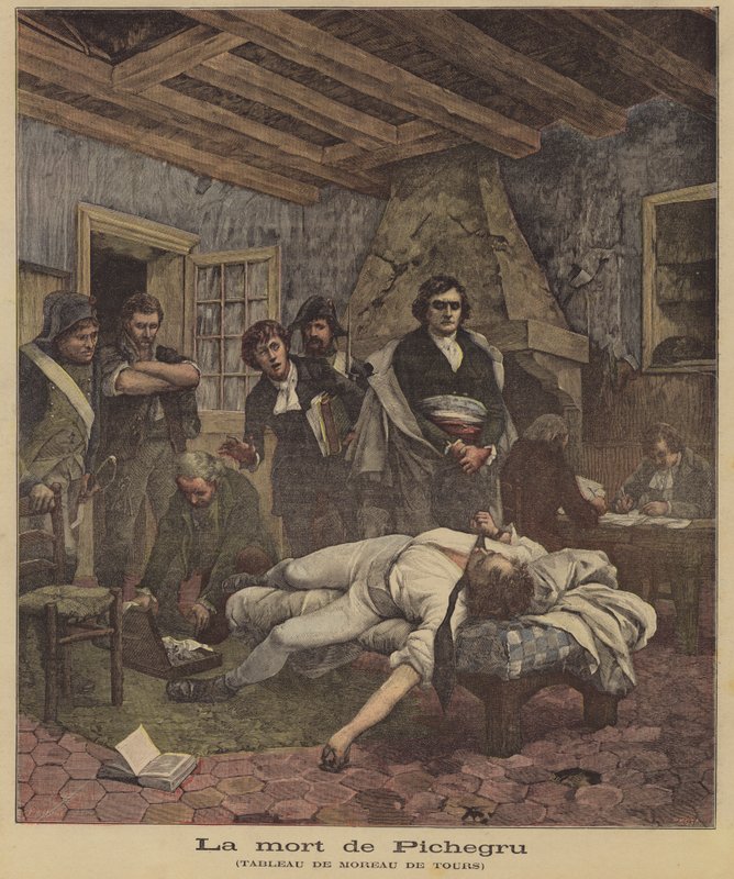 Pichegru halála alkotó: Georges Moreau de Tours