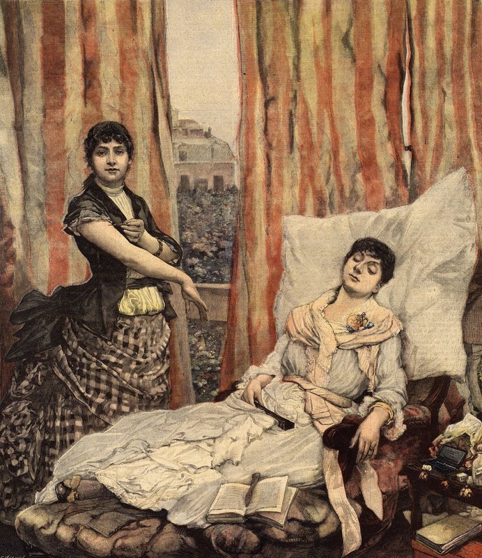 A morfiumfüggők alkotó: Georges Moreau de Tours