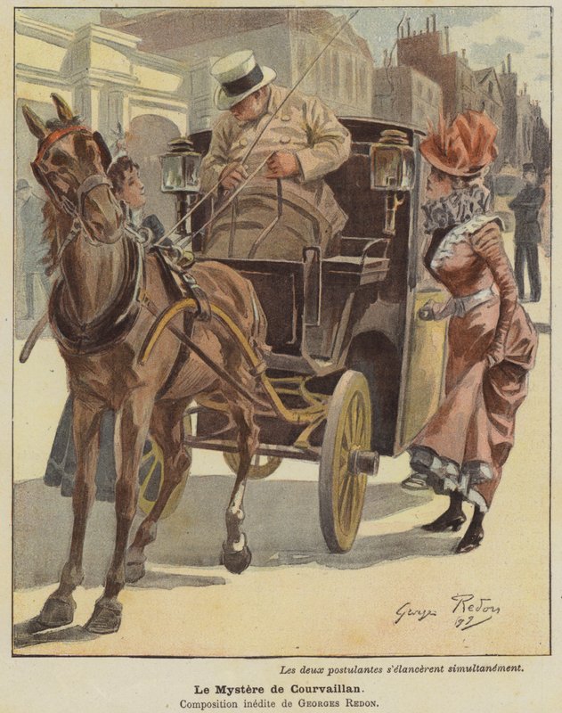 Courvillan rejtélye (színes litó) alkotó: Georges Redon