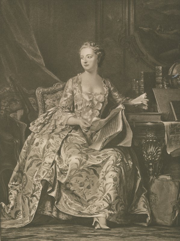 Madame de Pompadour alkotó: Georges de la after Tour