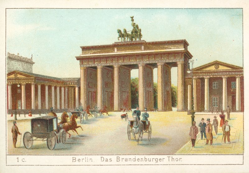Brandenburgi kapu, Berlin alkotó: German School
