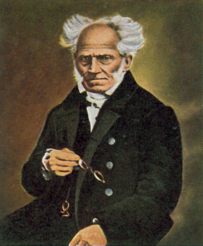 Arthur Schopenhauer, német filozófus (színes fotó) alkotó: German Photographer