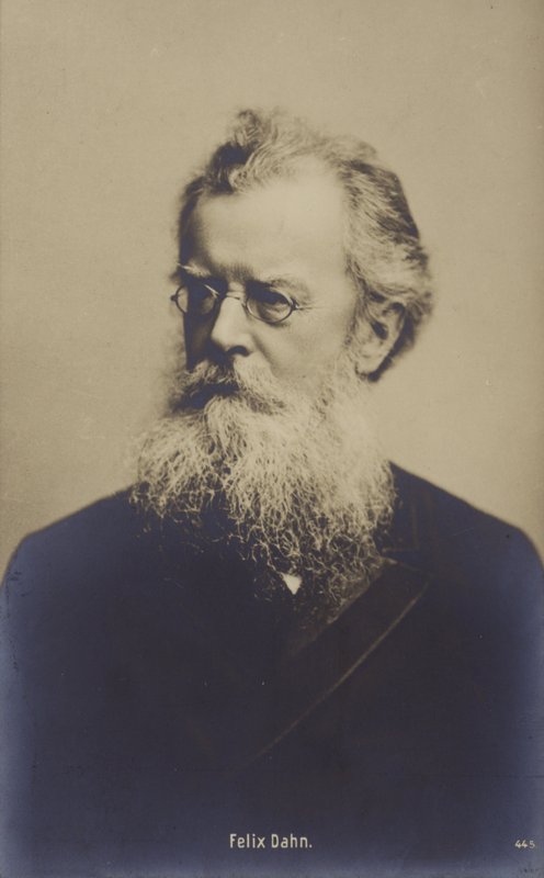 Felix Dahn (1834-1912), német jogász, író és történész (fekete-fehér fotó) alkotó: German Photographer