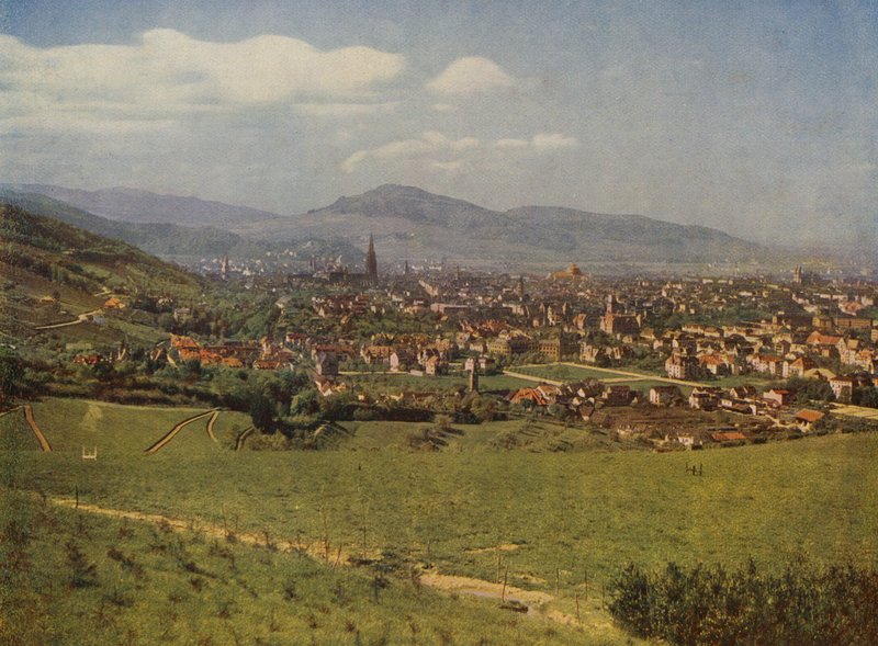 Freiburg im Breisgau, Fekete-erdő, Németország (színes fénykép) alkotó: German Photographer