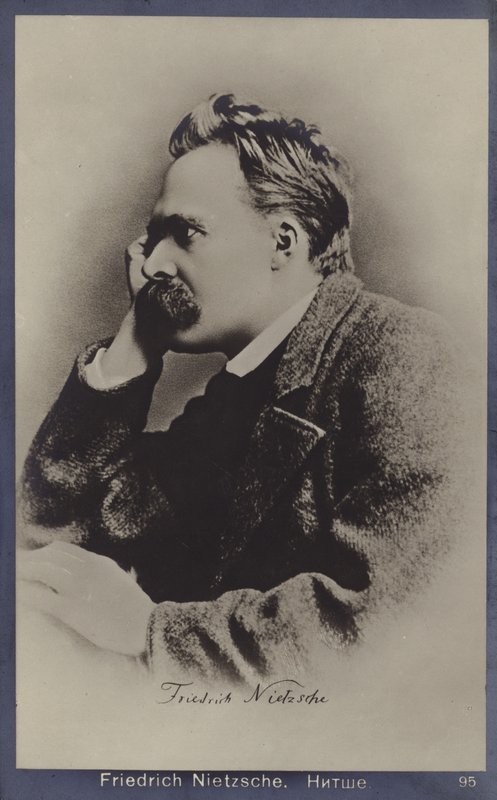 Friedrich Nietzche (1844-1900), német filozófus és író (fekete-fehér fotó) alkotó: German Photographer