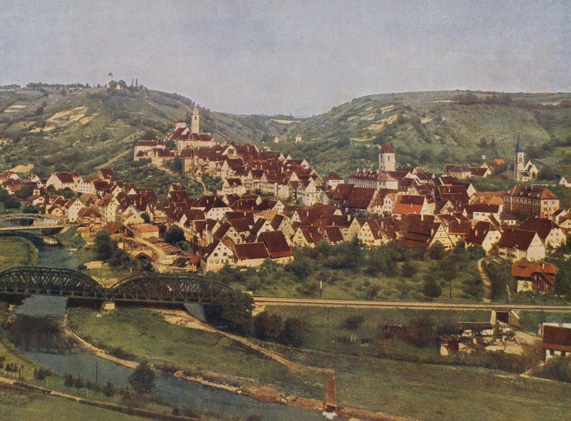 Horb, Fekete-erdő, Németország (színes fénykép) alkotó: German Photographer