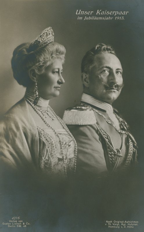 II. Vilmos császár és Augusta Viktória német császárné ezüstjubileumi évében alkotó: German Photographer