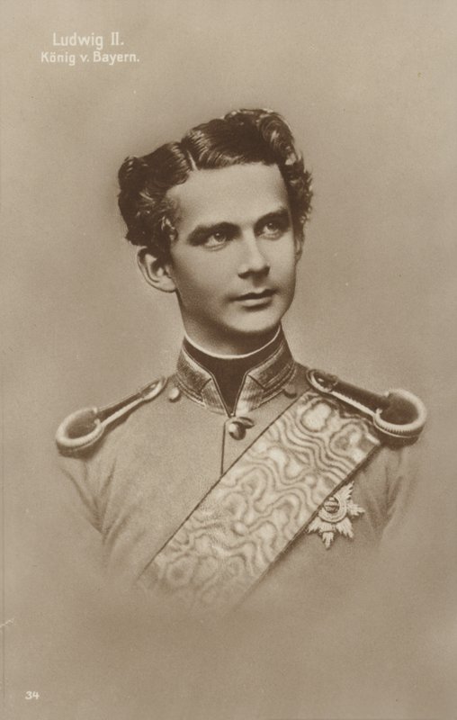 Ludwig II (fekete-fehér fotó) alkotó: German Photographer