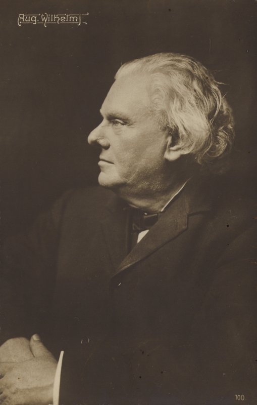 August Wilhelm Bach portréja (fekete-fehér fotó) alkotó: German Photographer