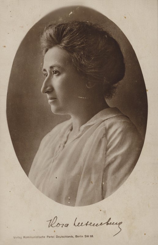 Rosa Luxemburg (fekete-fehér fotó) alkotó: German Photographer