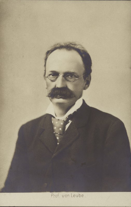 Wilhelm Olivier Leube (fekete-fehér fénykép) alkotó: German Photographer