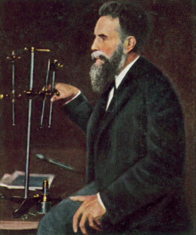 Wilhelm Roentgen, német fizikus (színes fotó) alkotó: German Photographer