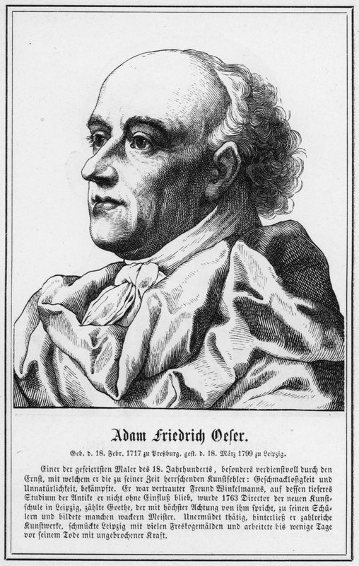 Adam Friedrich Oeser (metszet) alkotó: German School
