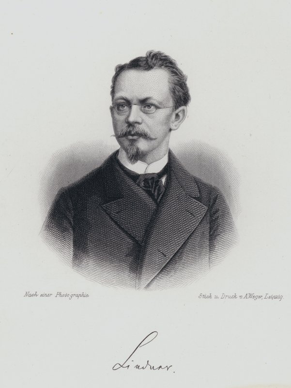 Albert Lindner német drámaíró (metszet) alkotó: German School