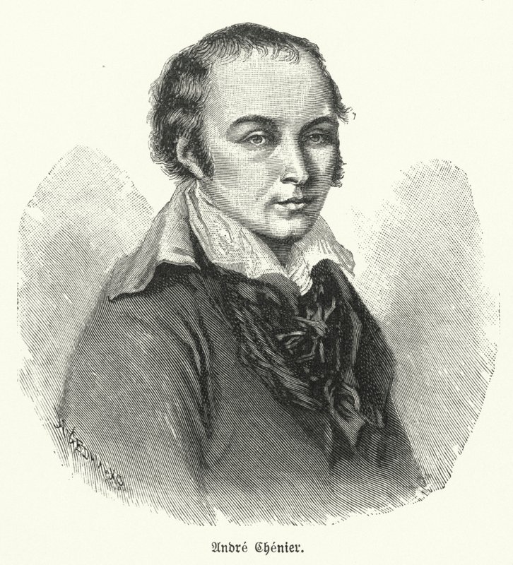 Andre Chenier francia költő (litho) alkotó: German School