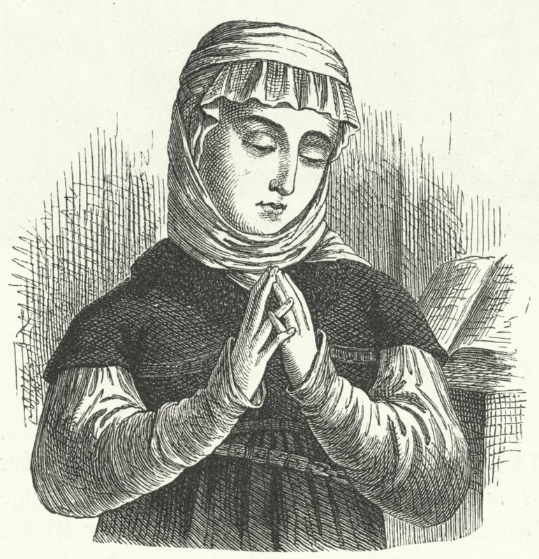 Anna Reinhard, Huldrych Zwingli felesége, a svájci reformáció vezető alakja (metszet) alkotó: German School