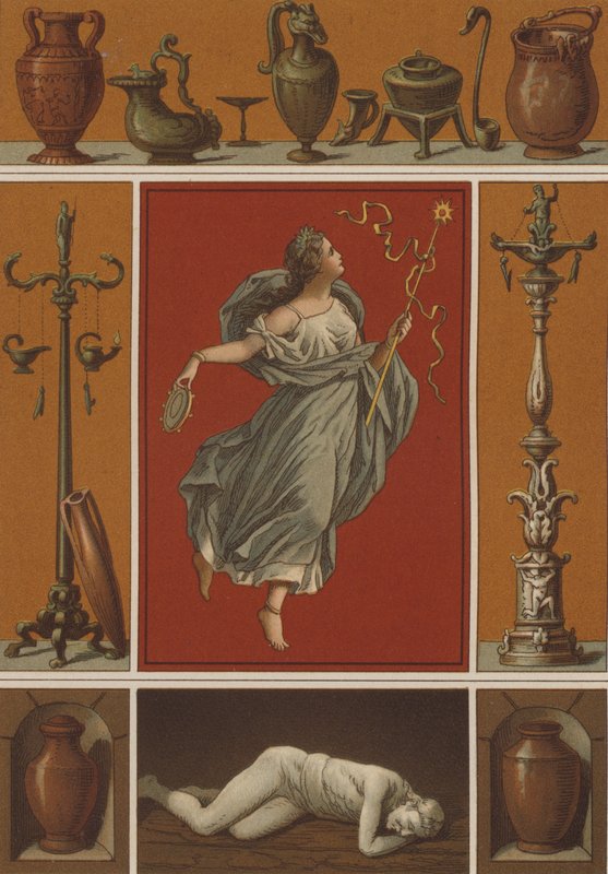 Régészeti leletek Pompeiből alkotó: German School