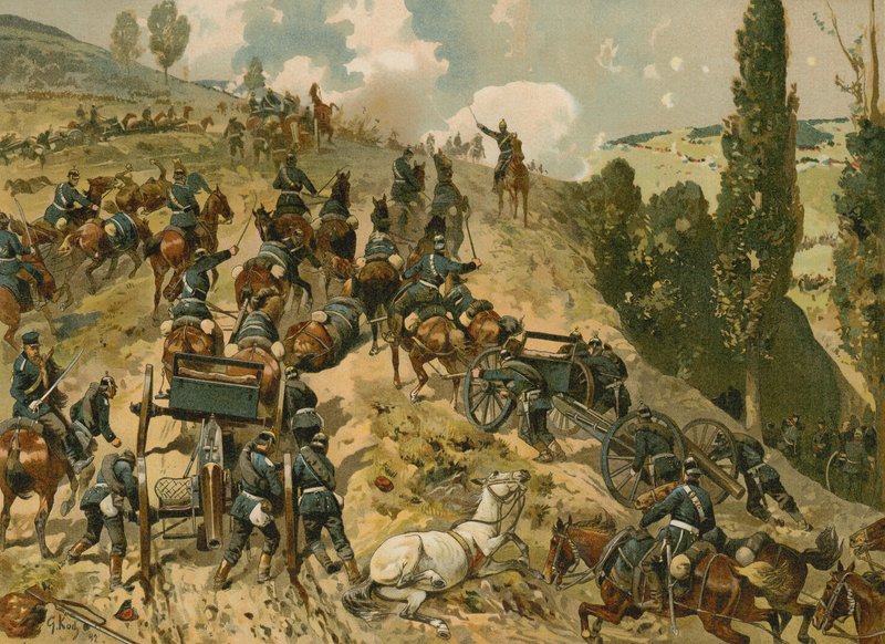 Spicheren-i csata, francia-porosz háború, 1870. augusztus 6 alkotó: German School