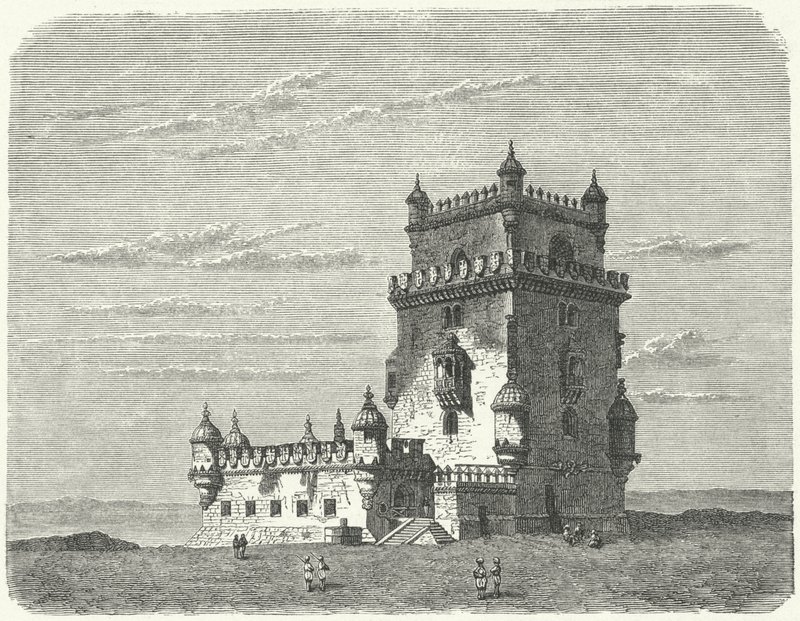 Belem-torony, Lisszabon (metszet) alkotó: German School