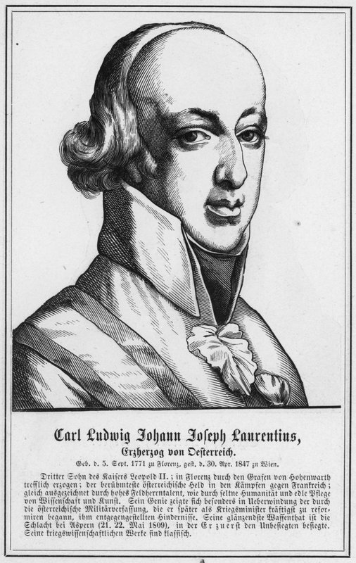 Carl Ludwig Johann Joseph Laurentius, osztrák főherceg (metszet) alkotó: German School