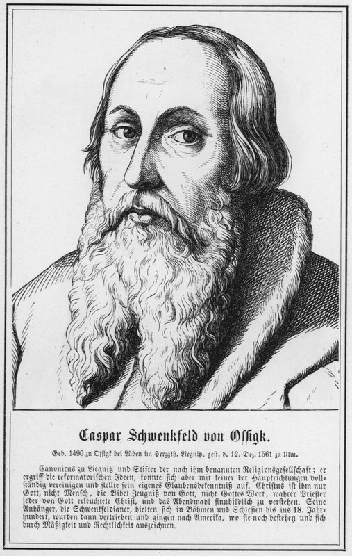 Caspar Schwenkfeld von Ossigk (metszet) alkotó: German School