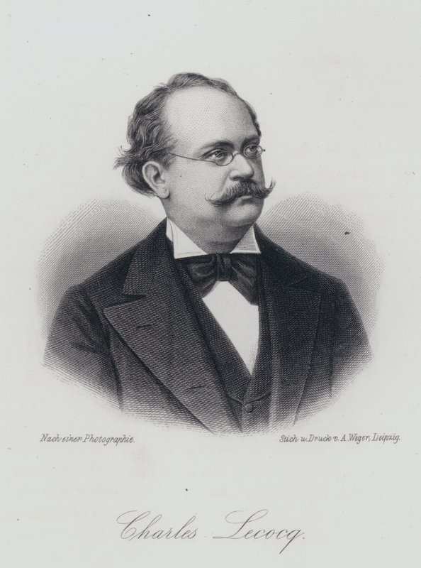 Charles Lecocq francia zeneszerző (metszet) alkotó: German School