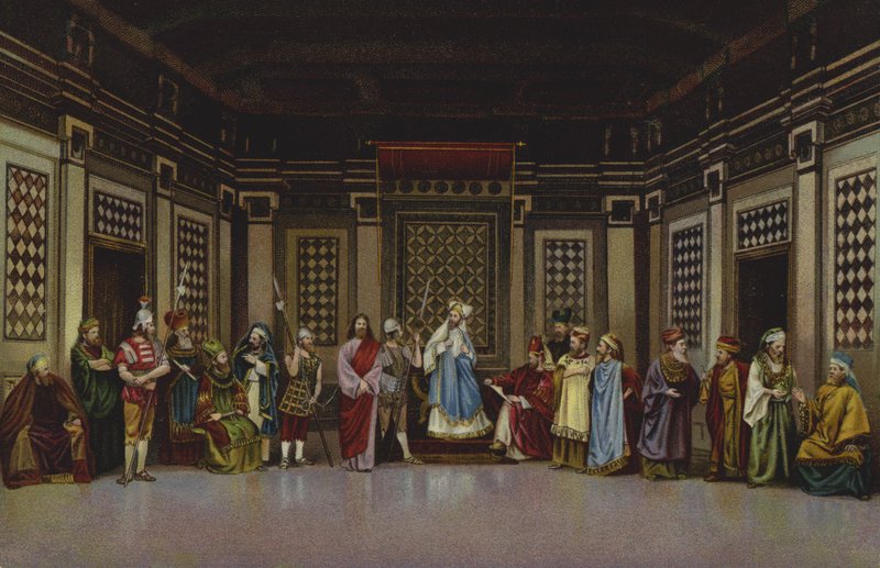 Krisztus Kajafás előtt alkotó: German School