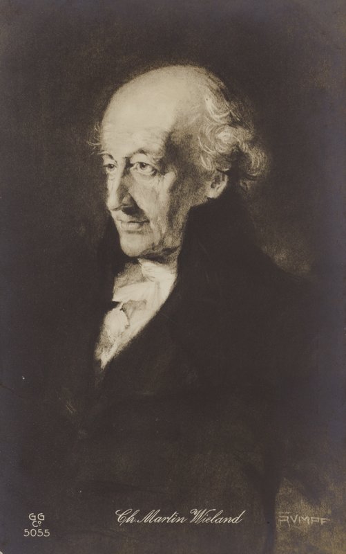 Christoph Martin Wieland (1733-1813), német költő, író és műfordító (litográfia) alkotó: German School