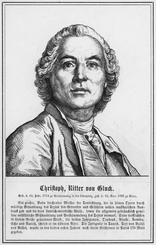 Christoph, Ritter von Cluck (metszet) alkotó: German School