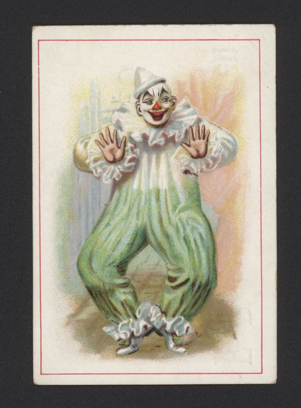 Bohócok (chromolitho) alkotó: German School